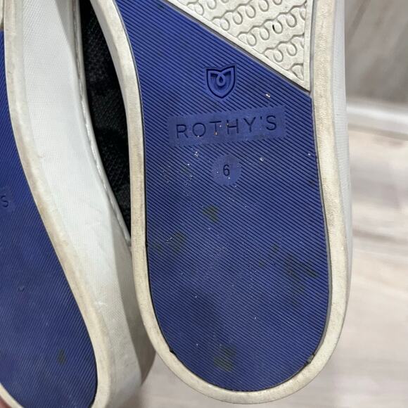 Rothy’s Original Slip On Sneaker Knit Gray Camo Camouflage Womens Size 6 - Picture 5 of 7